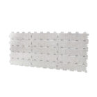 Supa-Trac modular turf protection flooring stacked for event use