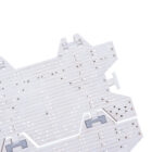 Turf protection panel with quick-locking flooring connectors